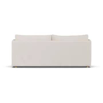 Linnevik sohva - Same Off White 6671-valkoöljytty tammi, 3-sits, helmahameella - 1898