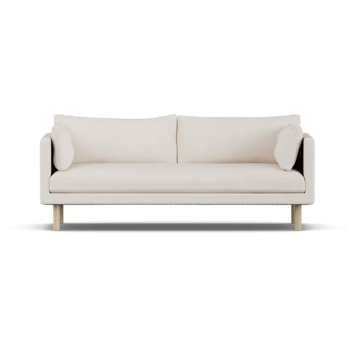 Linnevik sohva - Same Off White 6671-valkoöljytty tammi, 3-sits - 1898