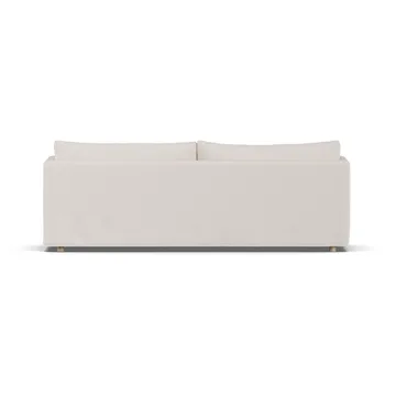 Linnevik sohva - Same Off White 6671-valkoöljytty tammi, 4-sits, helmahameella - 1898