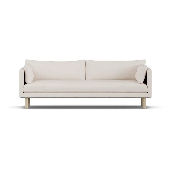 Linnevik sohva - Same Off White 6671-valkoöljytty tammi, 4-sits - 1898