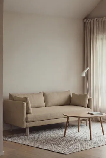 Linnevik sohva - Same Sand 6672-valkoöljytty tammi, 2-sits - 1898