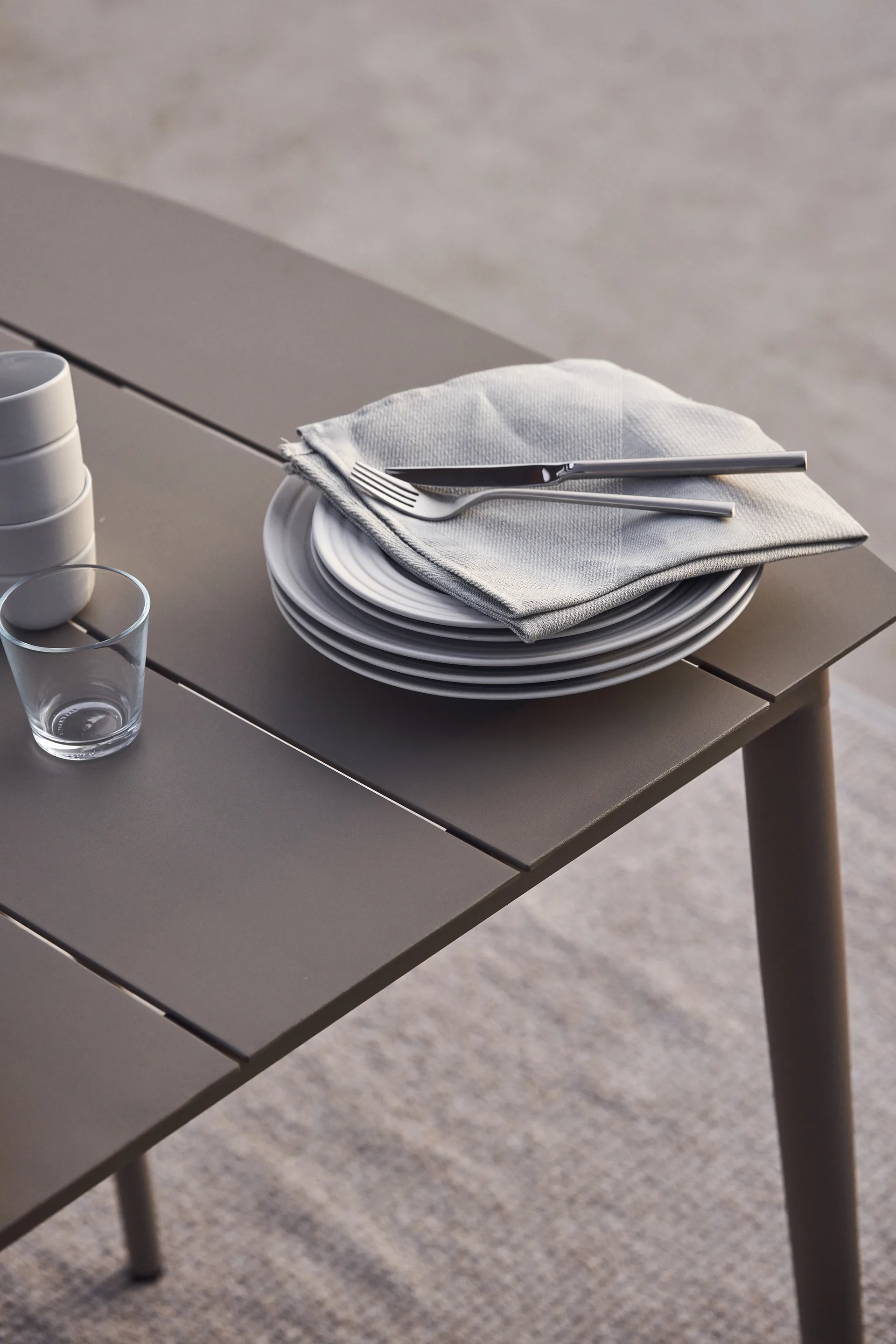 Marsala ruokapöytä, Taupe, 152x90 cm 1898