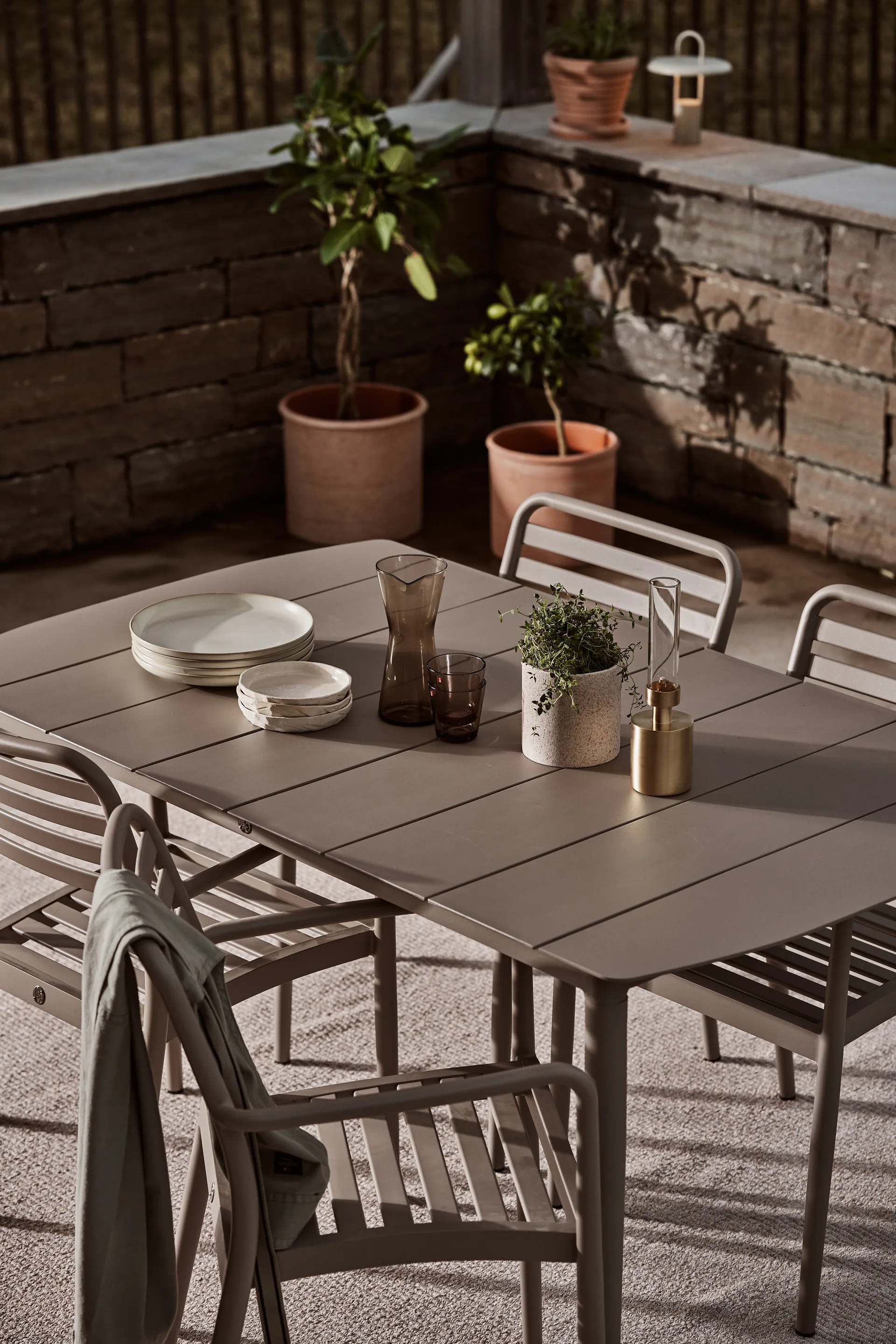 Marsala ruokapöytä, Taupe, 152x90 cm 1898