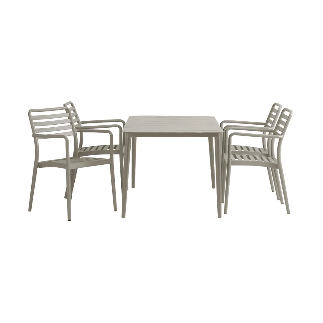 Marsala ruokapöytä, Taupe, 208x100 cm 1898