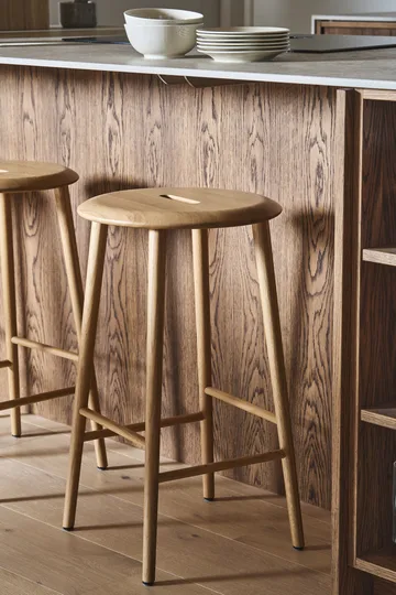 Norrabo baarijakkara 65 cm - Luonnonlakattu tammi - 1898