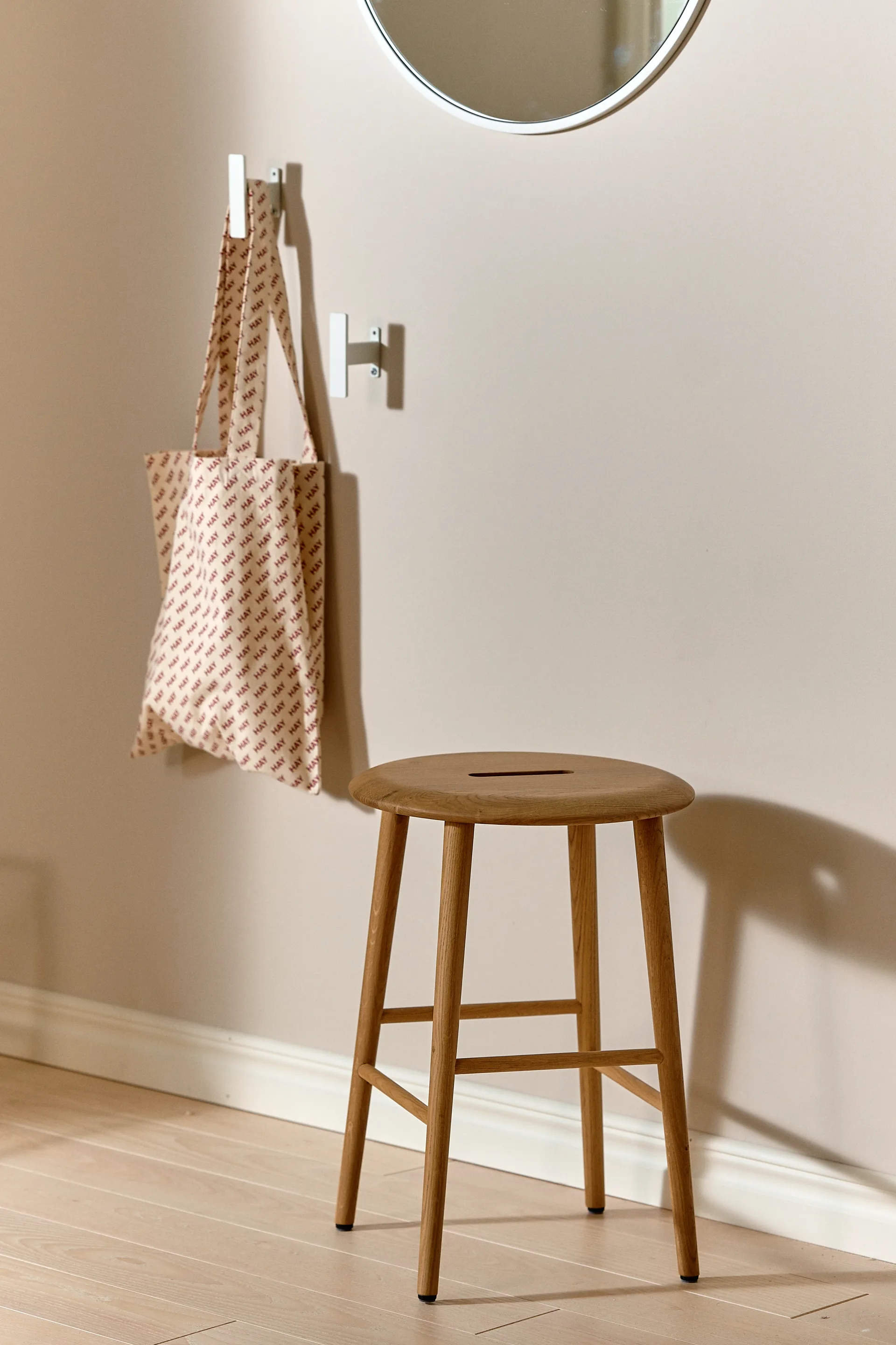 Norrabo jakkara 53 cm, Luonnonlakattu tammi 1898