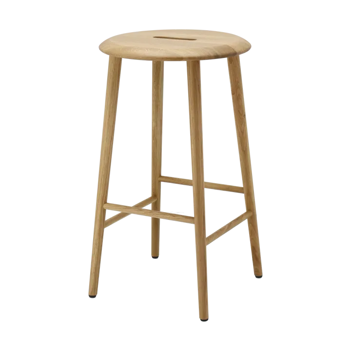 Norrabo pyöreä baarijakkara 65 cm - Luonnonlakattu tammi - 1898