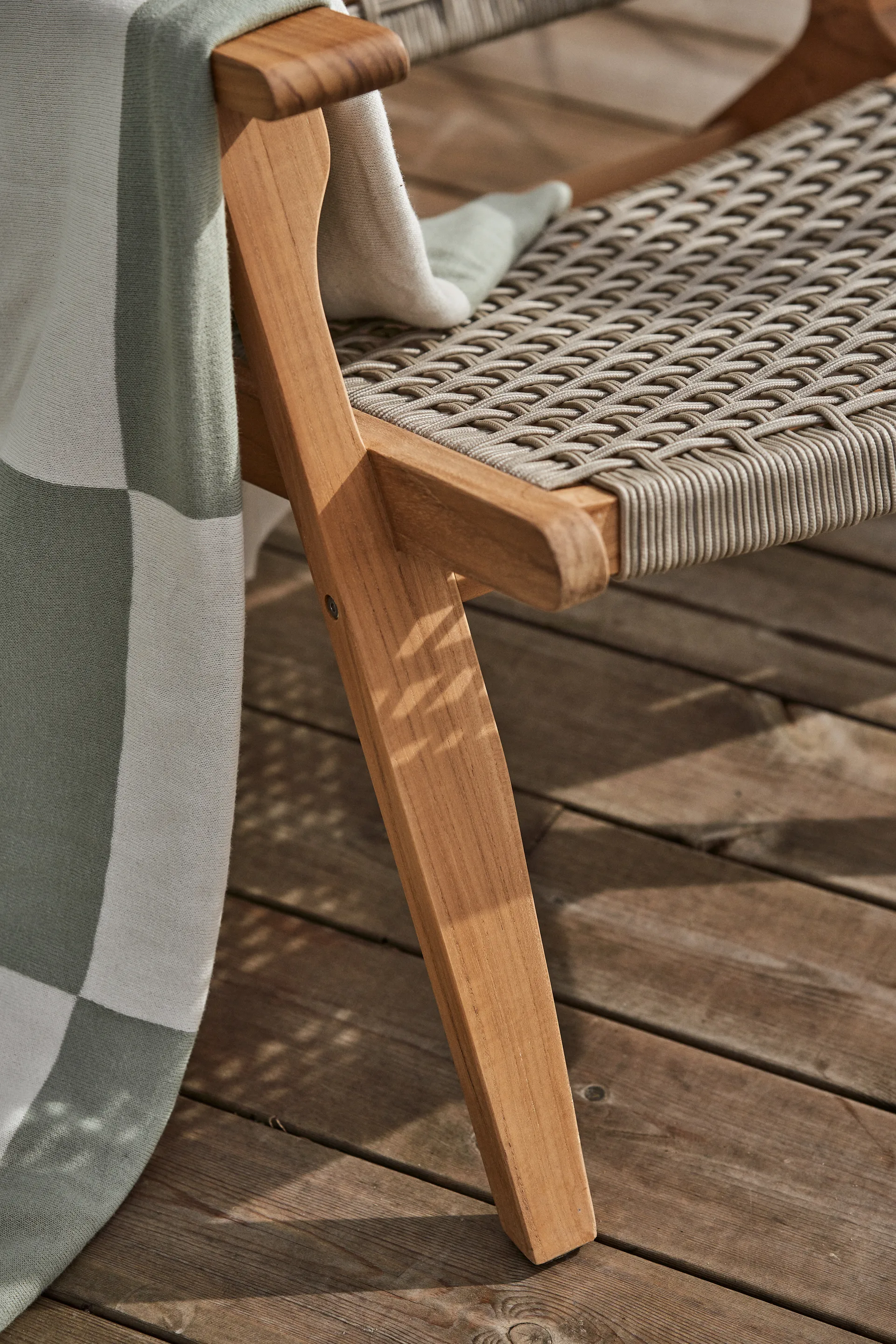 Sandvik loungenojatuoli, Tiikki 1898