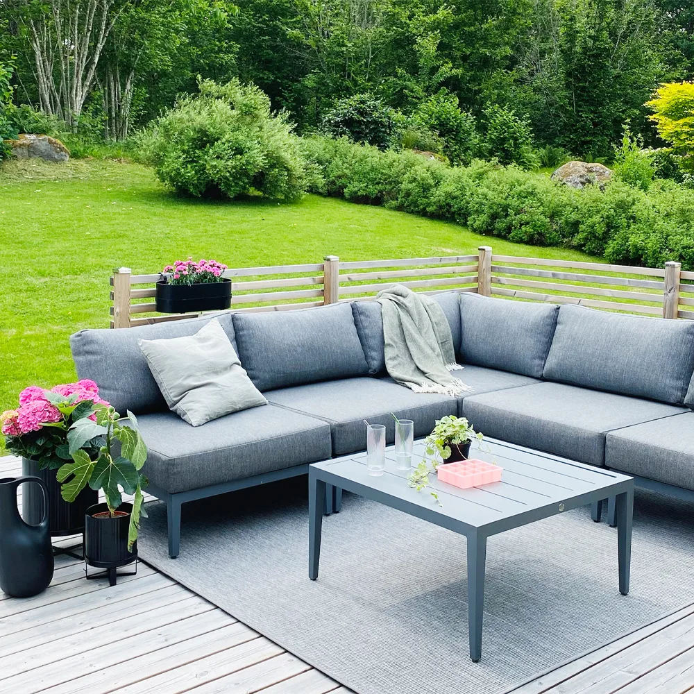 Santander moduulisohva kulmamoduuli, Harmaa 1898