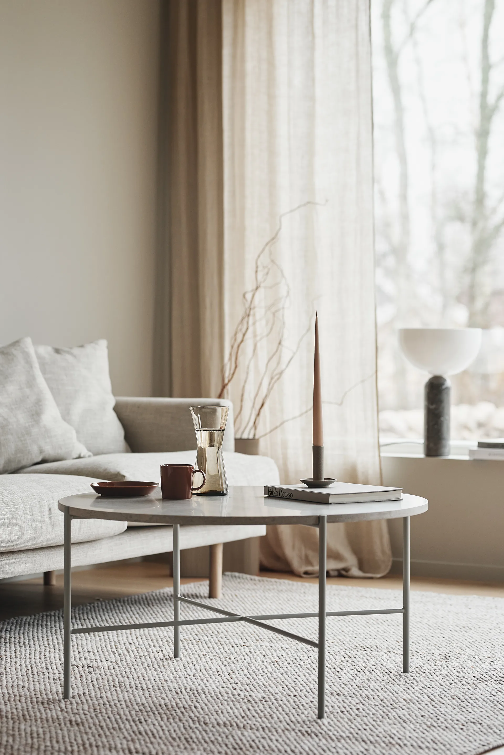 Sjövik 3,5:n istuttava sohva, Bern 0341 Beige-vitoloitu tammi 1898