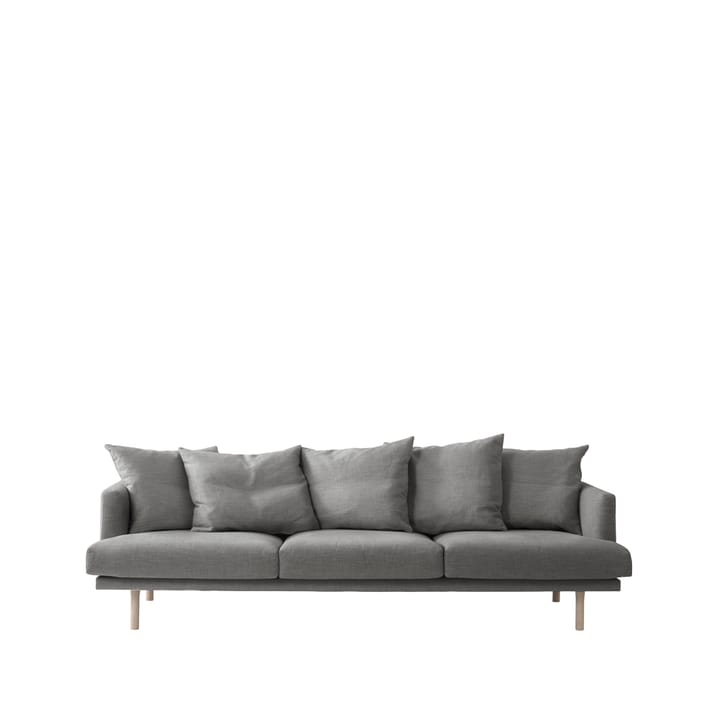 Sjövik 3,5:n istuttava sohva - Bern 0349 dark grey, valkoöljytyt tammijalat - 1898