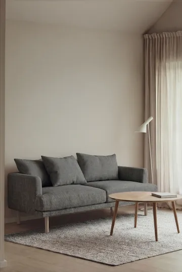 Sjövik sohva - Caleido Grey 1240-valkoöljytty tammi, 2,5-sits - 1898