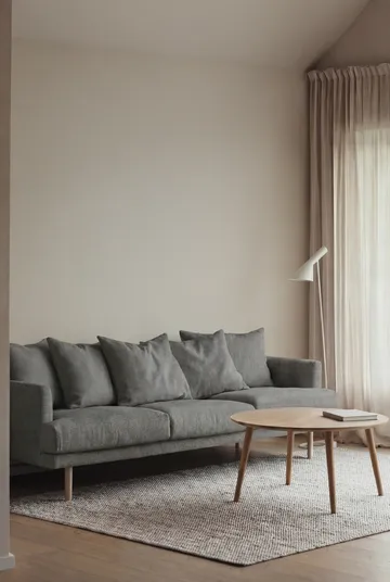 Sjövik sohva - Caleido Grey 1240-valkoöljytty tammi, 3,5-sits - 1898