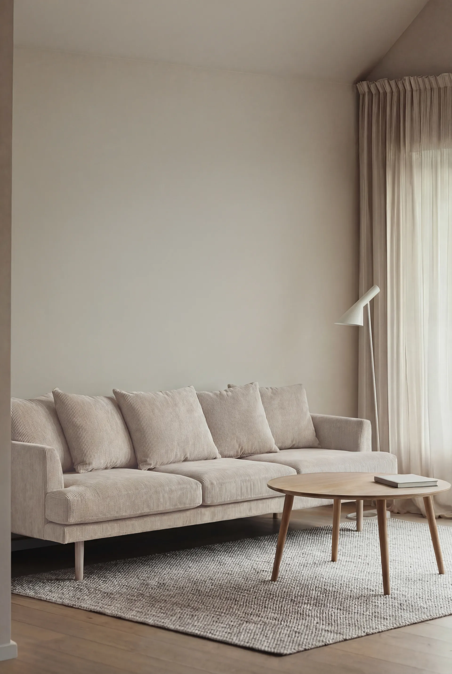 Sjövik sohva, Jump Beige 1956-valkoöljytty tammi, 3,5-sits 1898