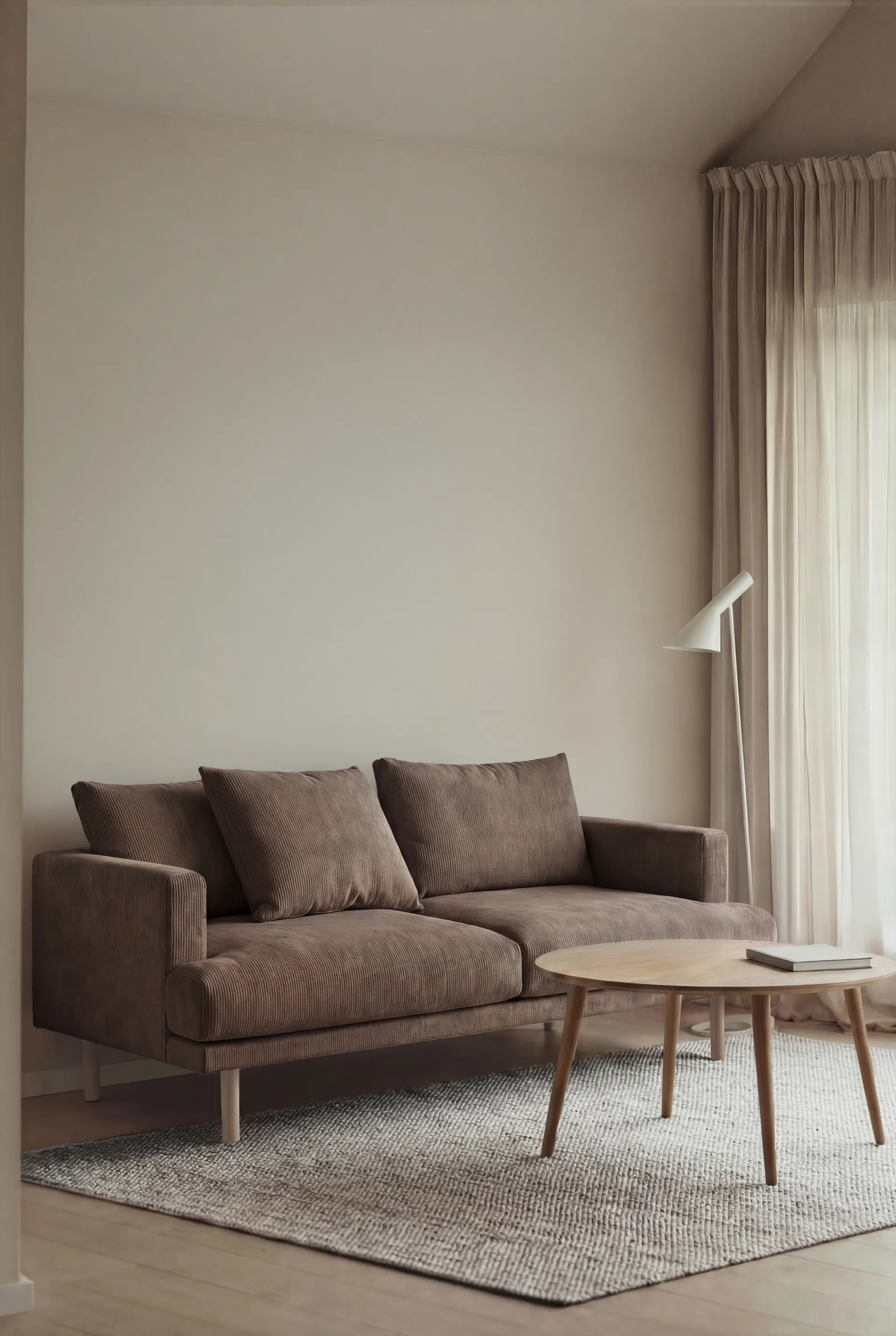 Sjövik sohva, Jump Brown 1955-valkoöljytty tammi, 2,5-sits 1898