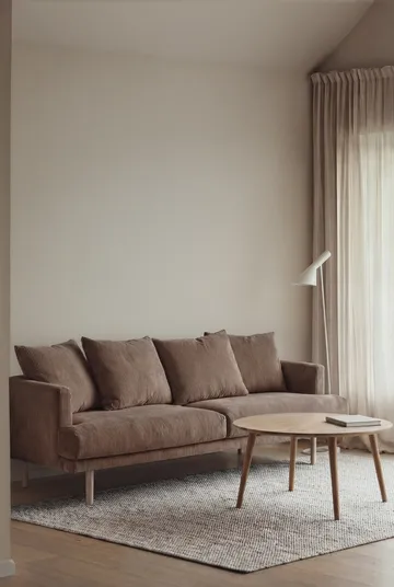 Sjövik sohva - Jump Brown 1955-valkoöljytty tammi, 3-sits - 1898