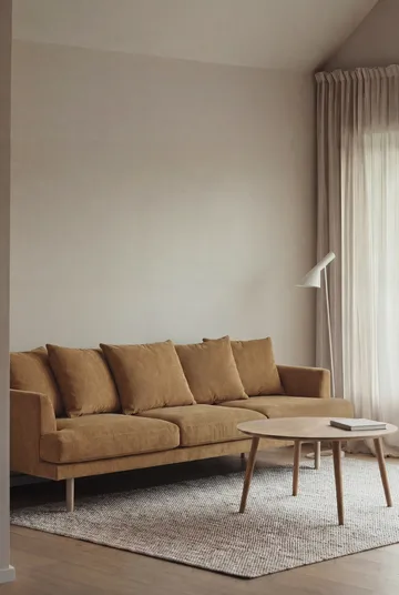 Sjövik sohva - Jump Honey 1959-valkoöljytty tammi, 3,5-sits - 1898