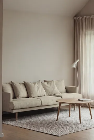 Sjövik sohva - Luiza Beige 3981-valkoöljytty tammi, 3,5-sits - 1898