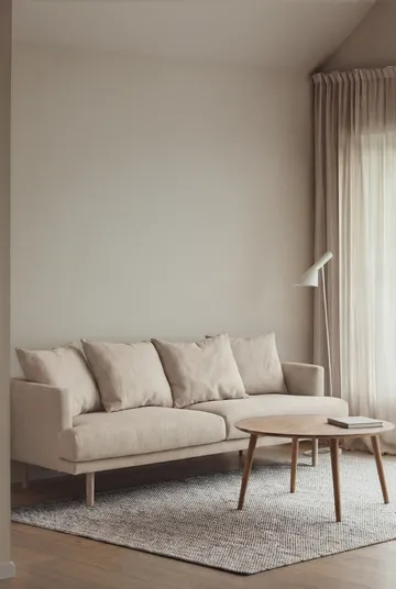 Sjövik sohva - Same Beige 6670-valkoöljytty tammi, 3-sits - 1898