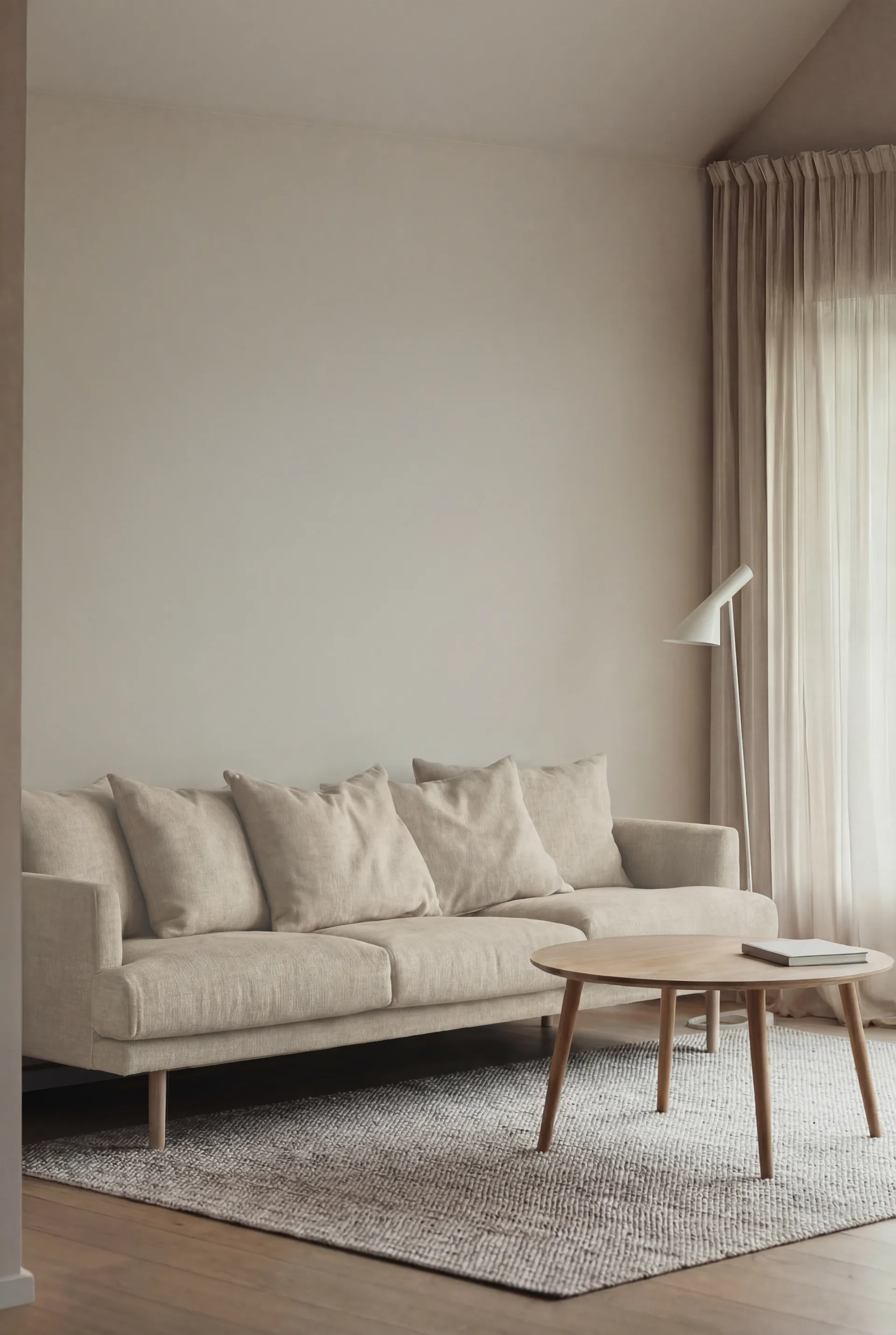 Sjövik sohva, Same Beige 6670-valkoöljytty tammi, 3,5-sits 1898