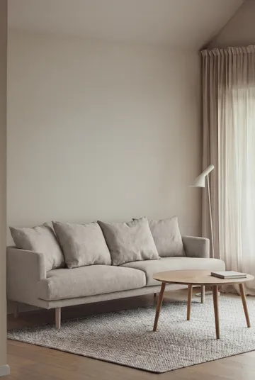 Sjövik sohva - Same Grey 6673-valkoöljytty tammi, 3-sits - 1898