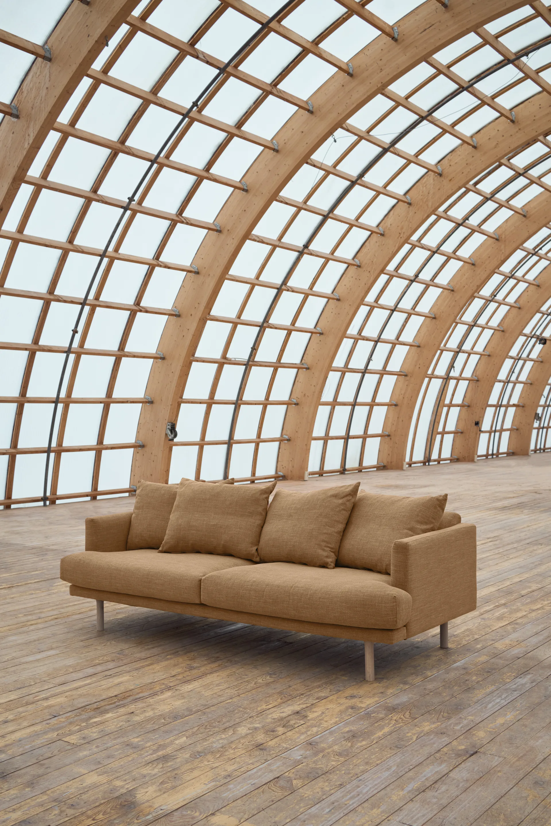 Sjövik sohva, Same Ochre 6676-valkoöljytty tammi, 3-sits 1898