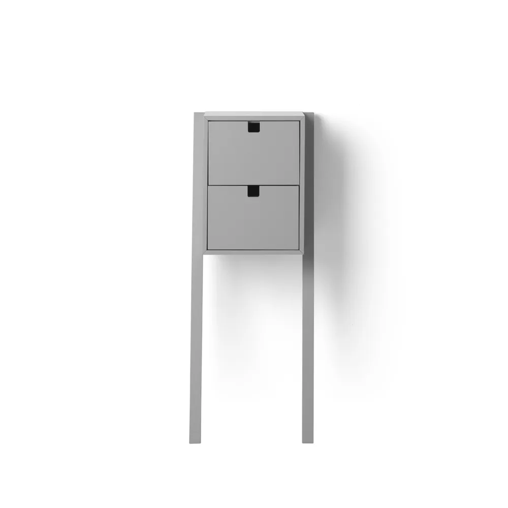 1898 Square säng- och hallhylla Harmaa