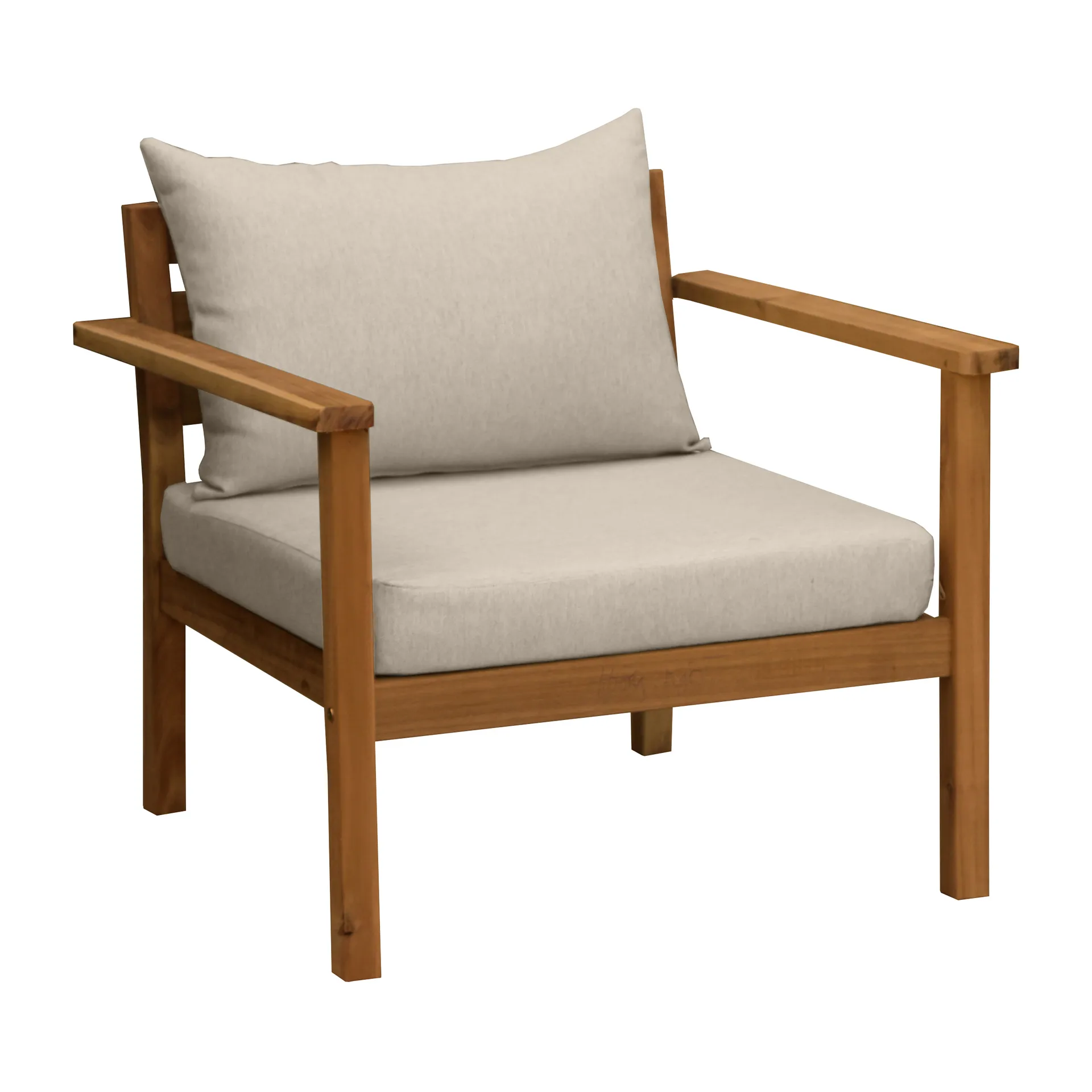 Stockaryd lounge-nojatuoli tiikki/beige,  1898