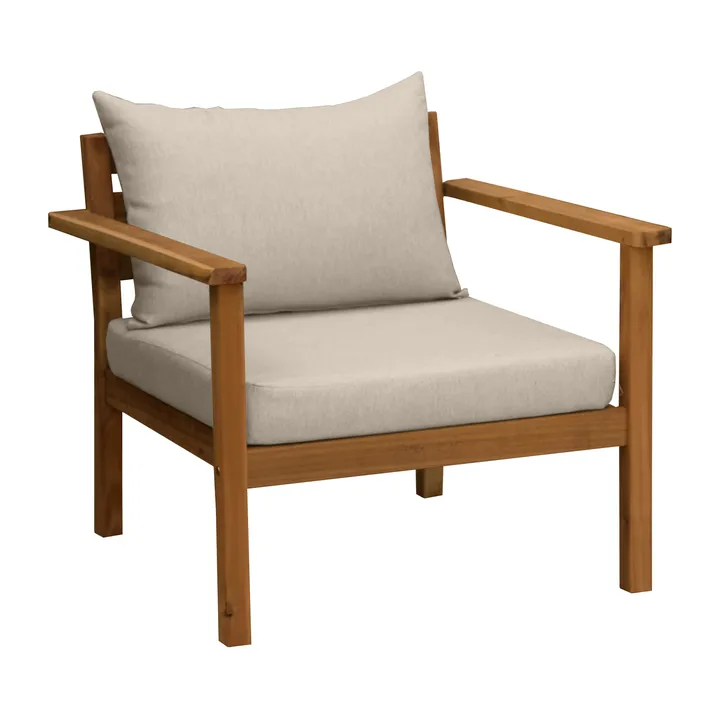 Stockaryd lounge-nojatuoli tiikki/beige - 1898