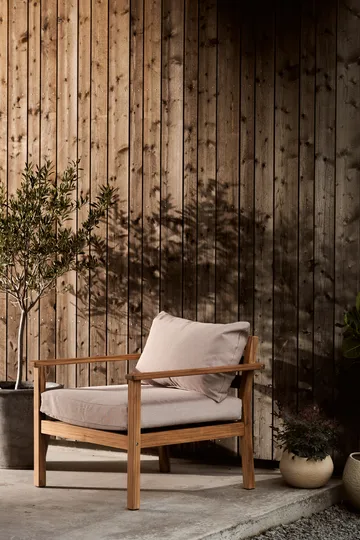 Stockaryd lounge-nojatuoli tiikki/beige - 1898