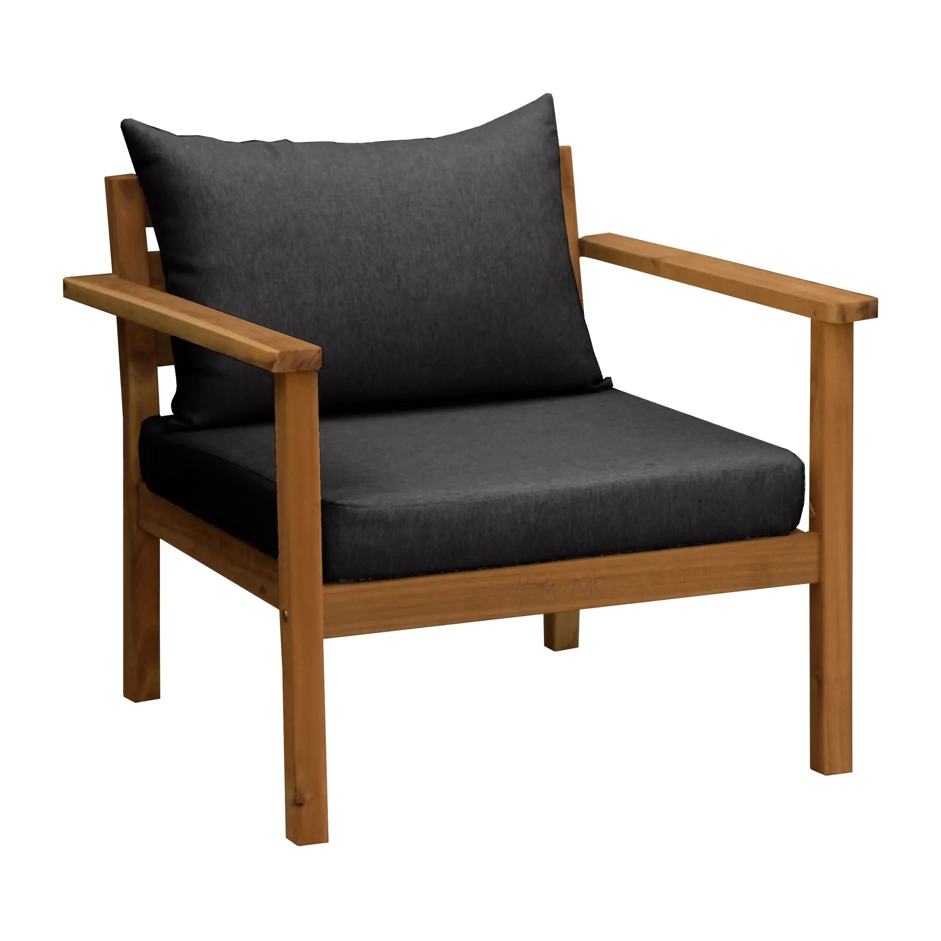 Stockaryd lounge-nojatuoli tiikki/dark grey,  1898
