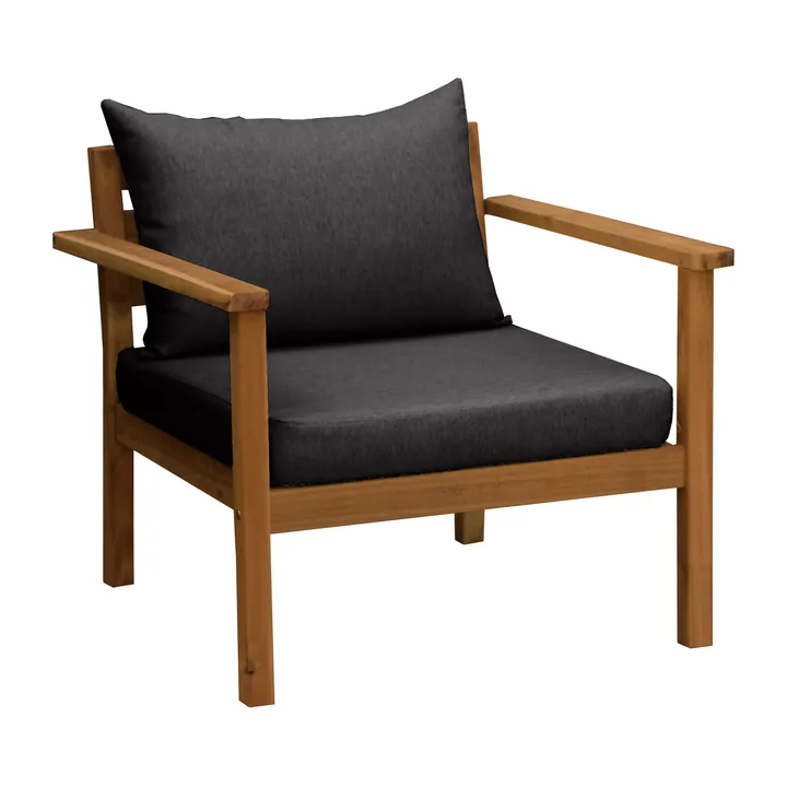 Stockaryd lounge-nojatuoli tiikki/dark grey - 1898