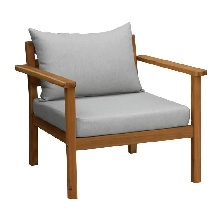 Stockaryd lounge-nojatuoli tiikki/light grey - 1898