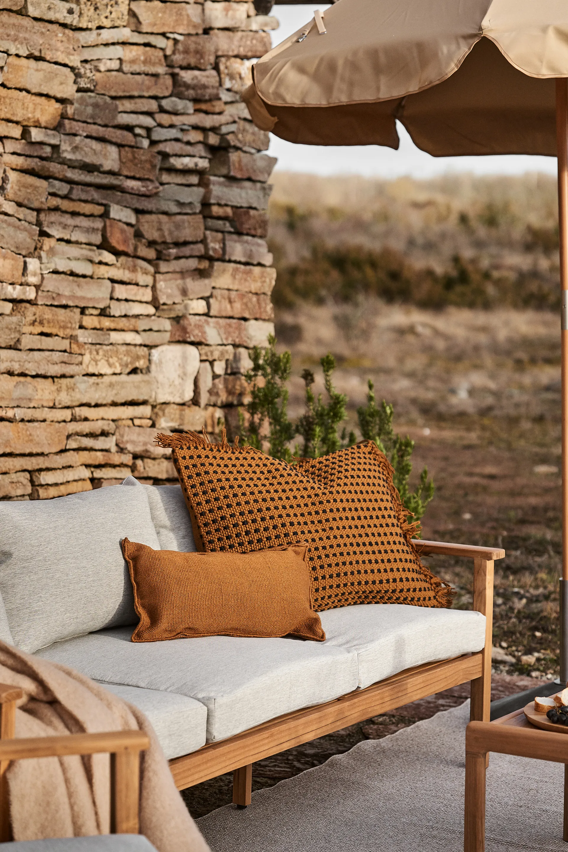 Stockaryd sohva 3-istuttava tiikki/light grey 1898