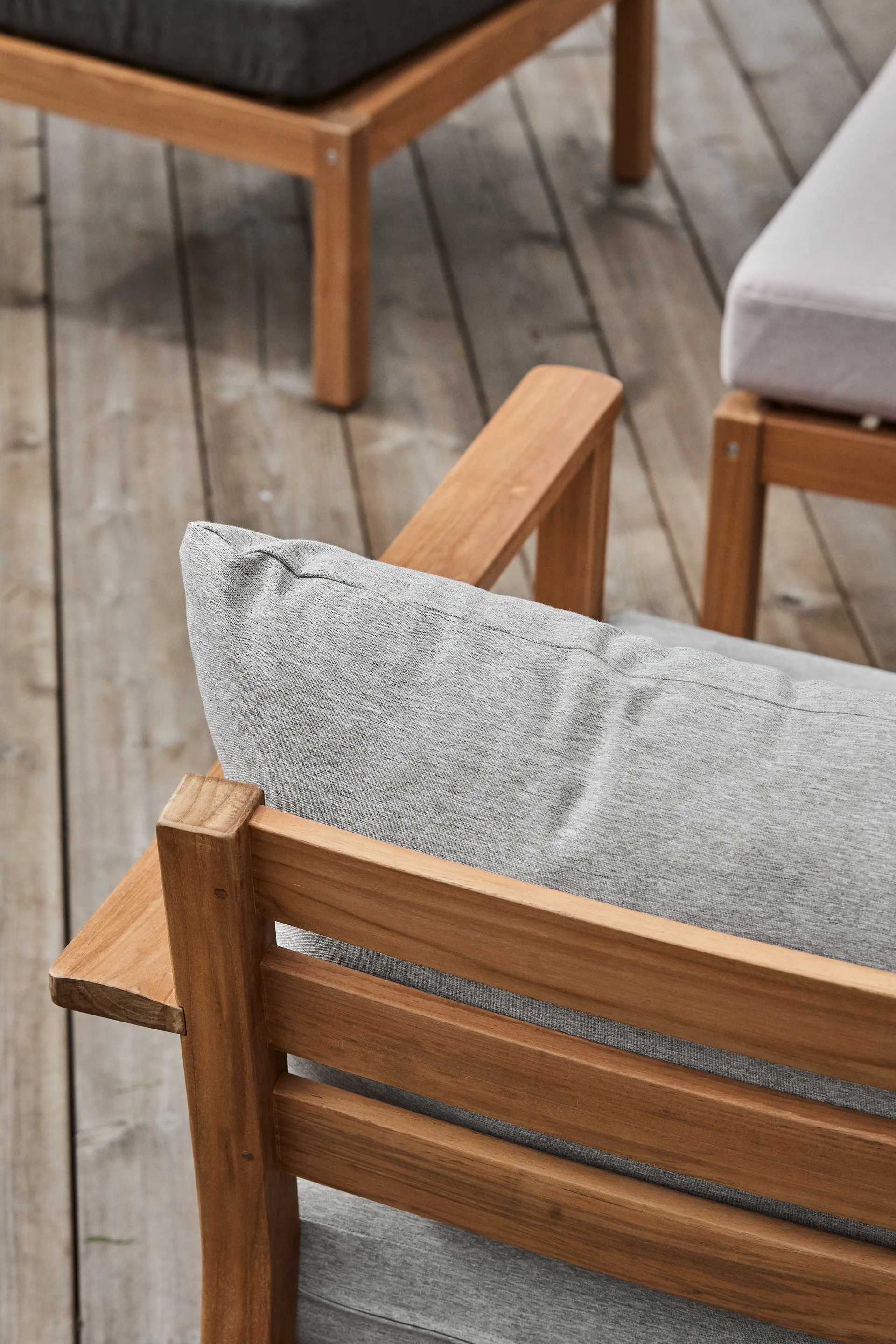Stockaryd sohvamoduuli 2-istuttava oikea teak/light grey,  1898