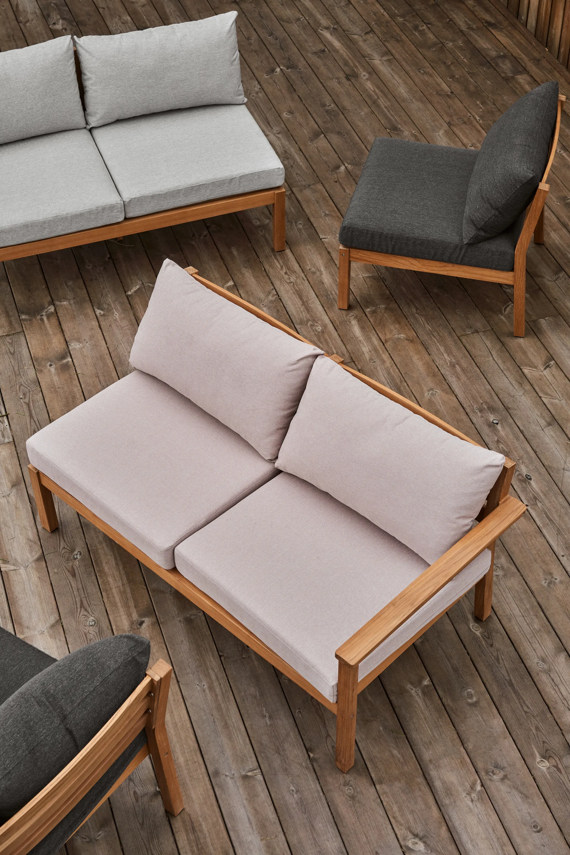 Stockaryd sohvamoduuli 2-istuttava vasen teak/beige 1898