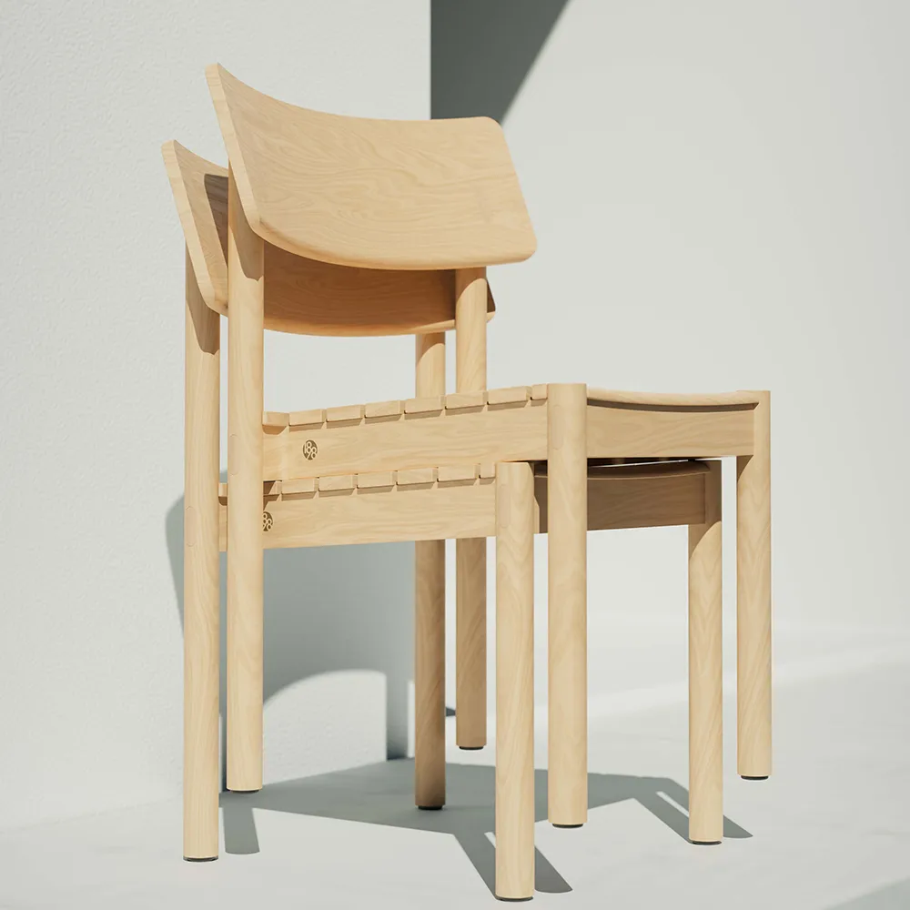 Strå tuoli, Teak 1898