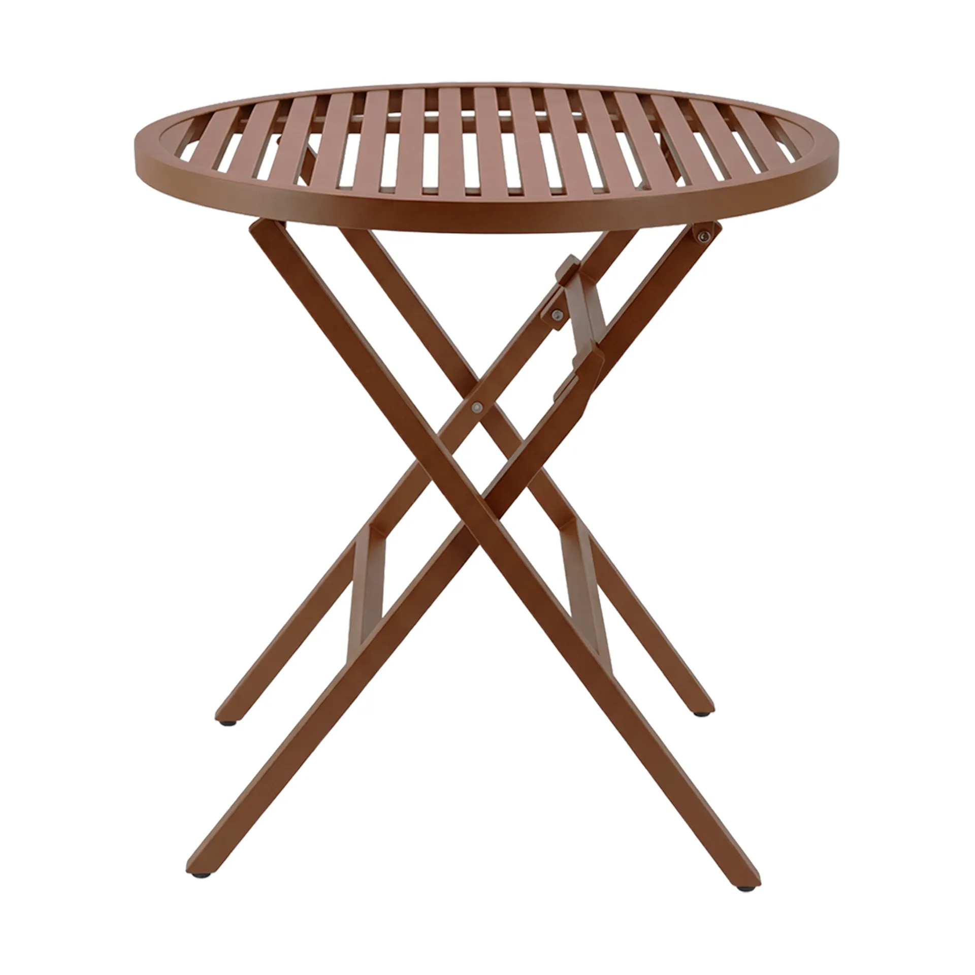 Verona kahvipöytä, Poltettu punainen, Ø72 cm 1898