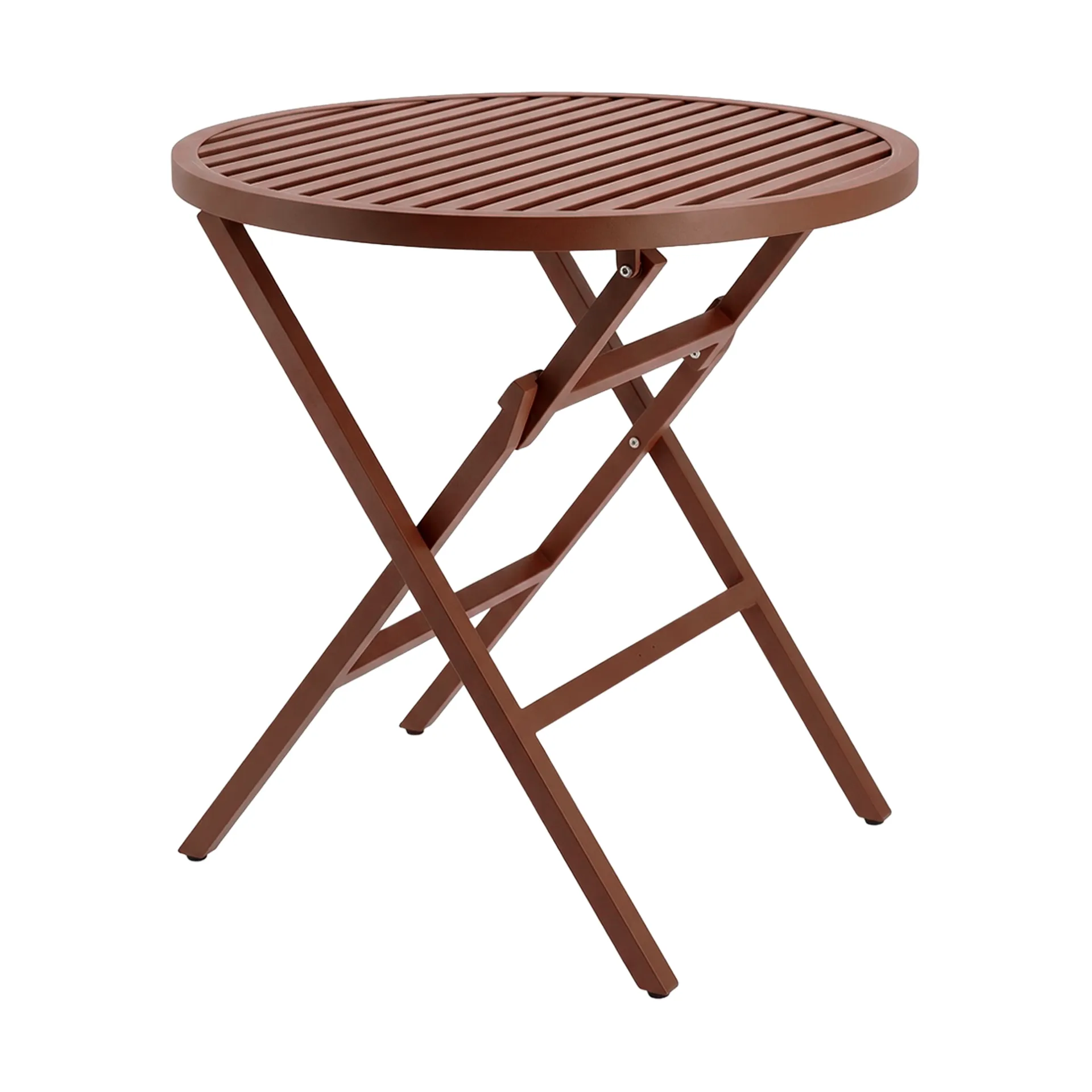 Verona kahvipöytä, Poltettu punainen, Ø72 cm 1898