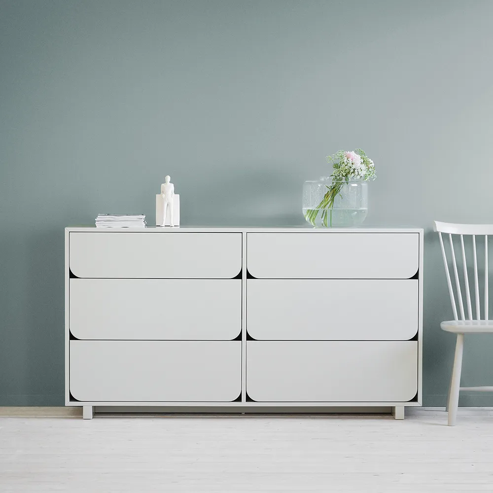 Vidja kaksoislipasto, Valkoinen lakka, 6 laatikkoa 1898