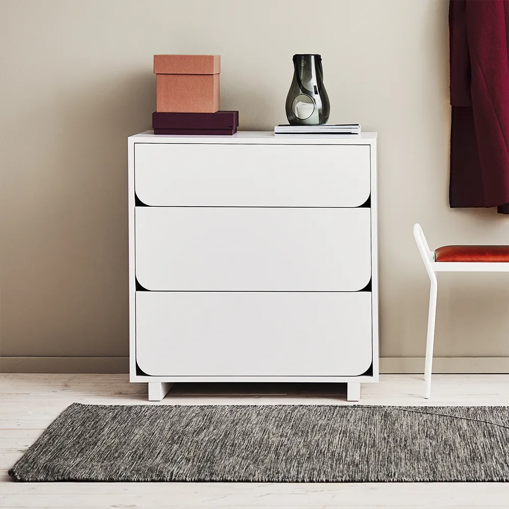 Vidja matala lipasto, Hiekka, 3 laatikkoa 1898