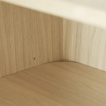 Vidja sivupöytä - Valkoinenpigmenterad tammi - 1898