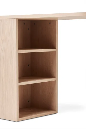 Hub kirjoituspöytä - Valkoöljytty tammi, 100×73×43 cm - A2