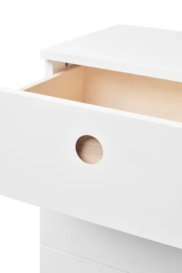 Keep high lipasto - Valkoöljytty tammi, 95x98x40 cm - A2