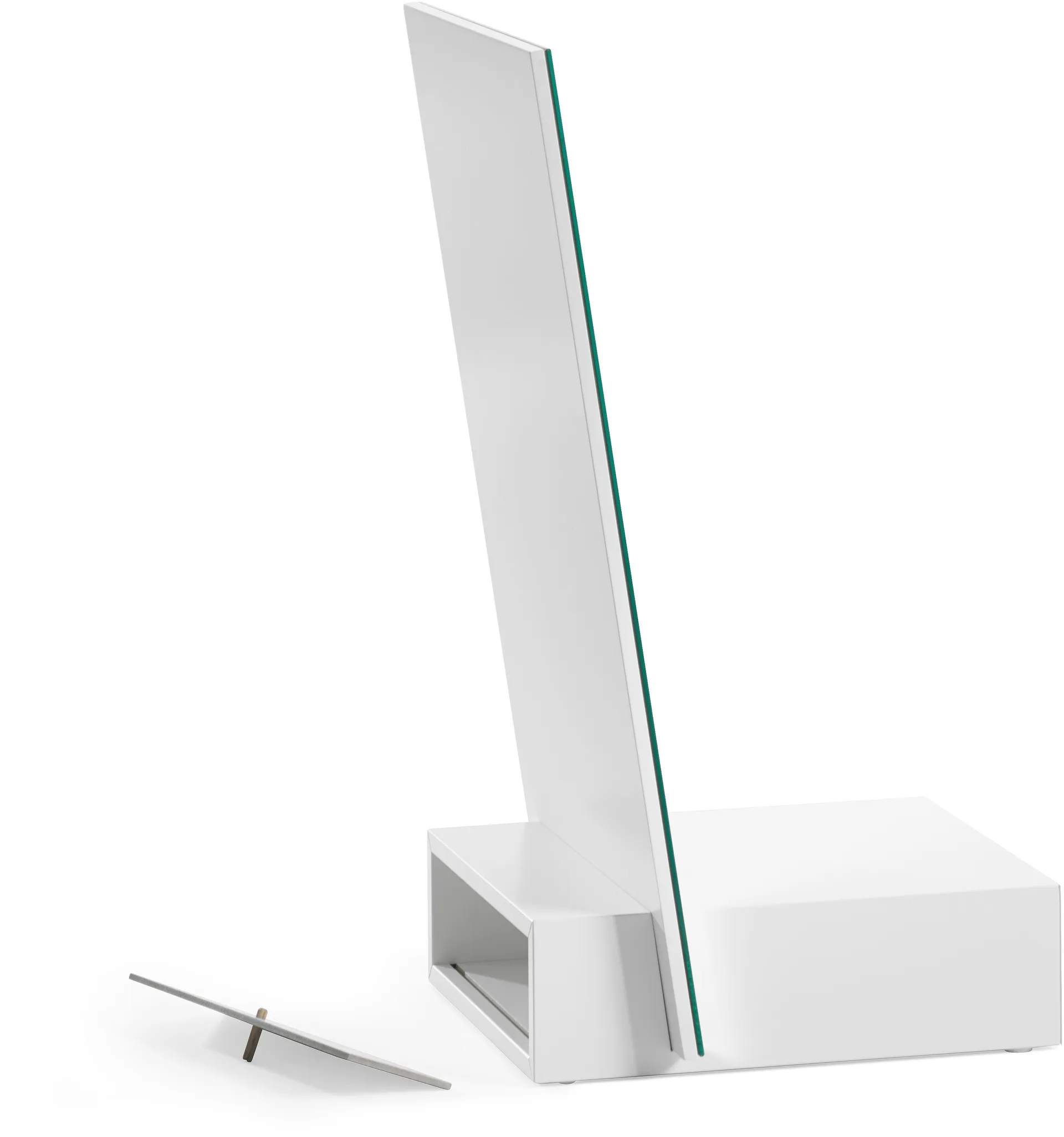 Me pöytäpeili säilytyksellä, Valkoinen, 34×57×30 cm A2