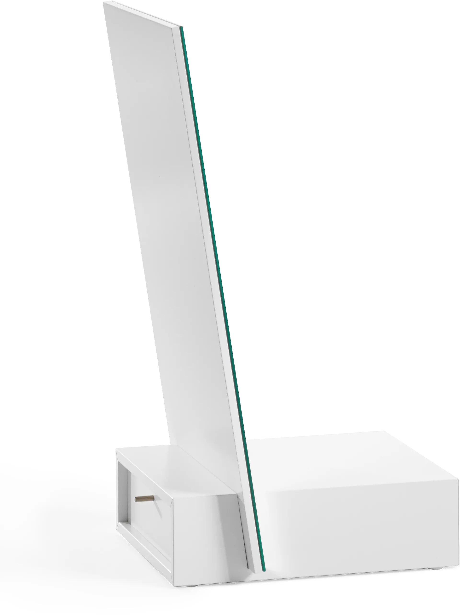 Me pöytäpeili säilytyksellä, Valkoinen, 34×57×30 cm A2