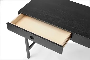 Mind työpöytä - Mustaksi petsattu tammi, 118×74×44 cm - A2