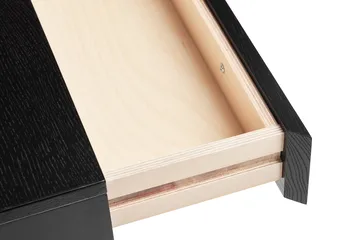 Mind työpöytä - Mustaksi petsattu tammi, 118×74×44 cm - A2