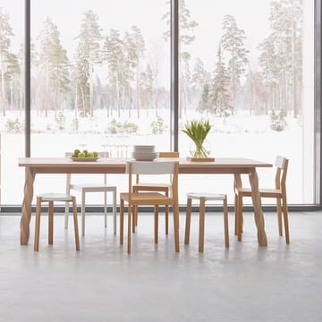 Twist ruokapöytä - Valkoöljytty tammi - A2