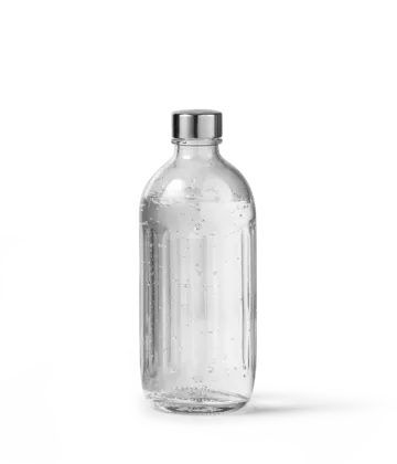 Carbonator Pro pullo hiilihapotuslaitteeseen - Lasiharjattu teräs - Aarke